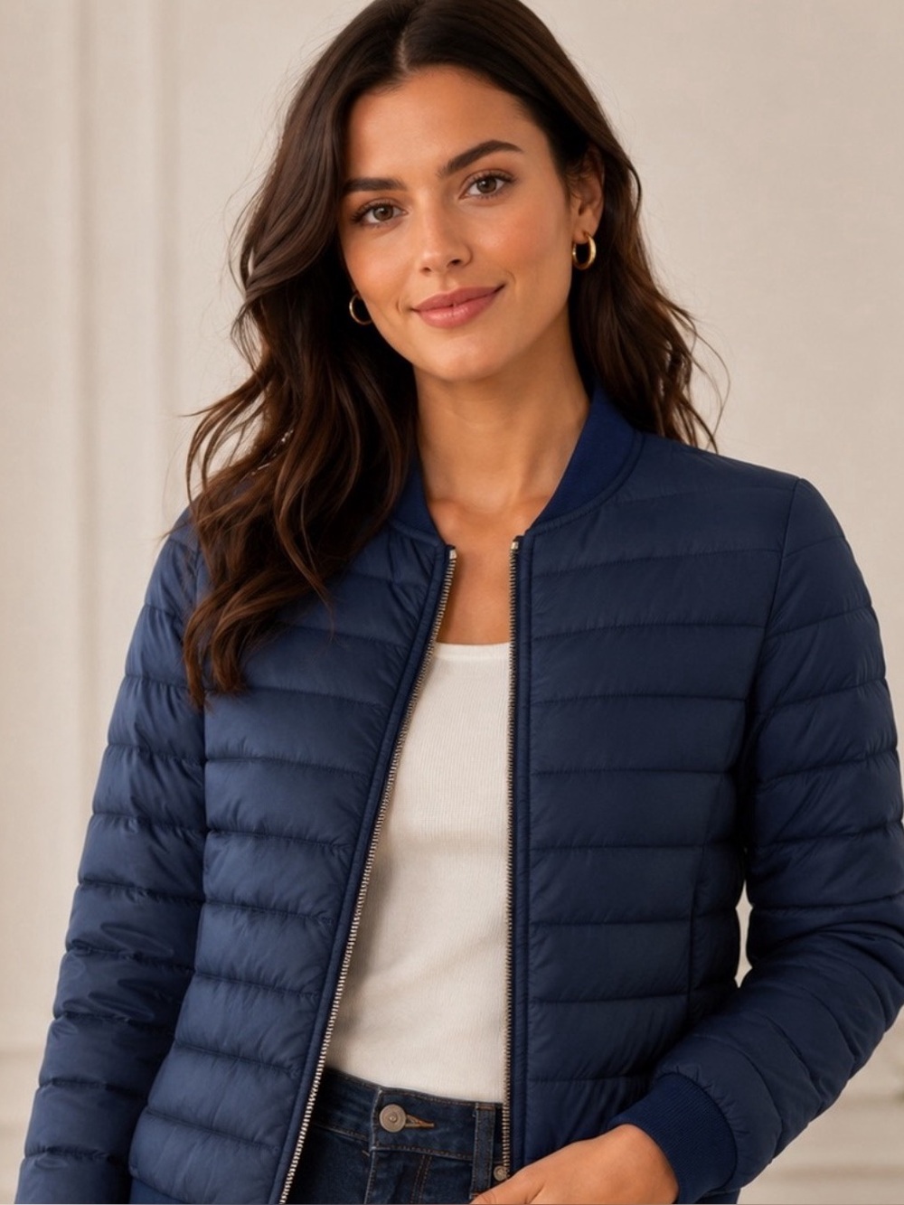 Ralph Lauren Small (2) Blue Puffer Jacket with Quilted Design